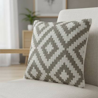 Grey Cushion Cover 18"x18"