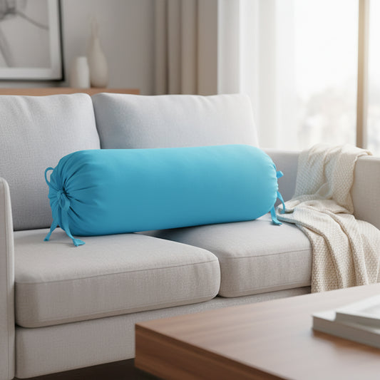 Sky Blue Bolster Cover