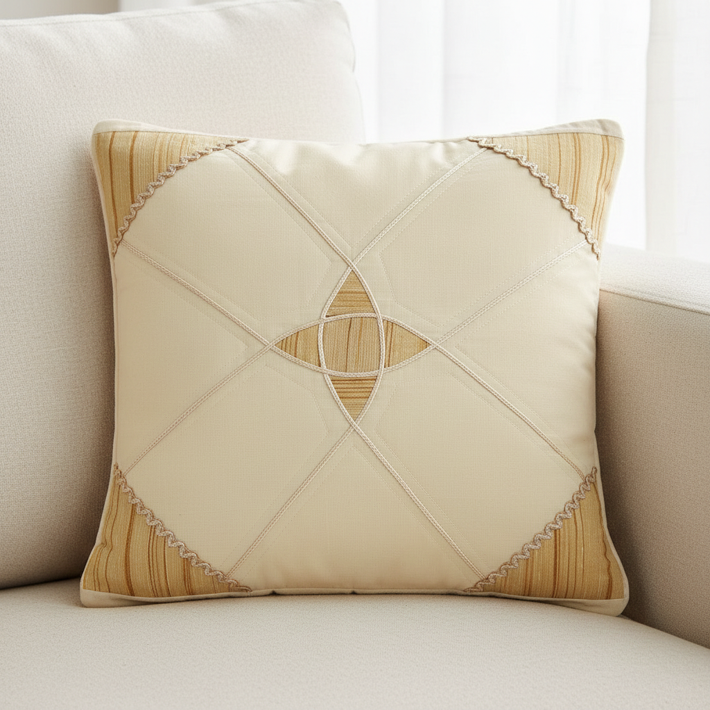 Cream Cushion Cover 24"x24"