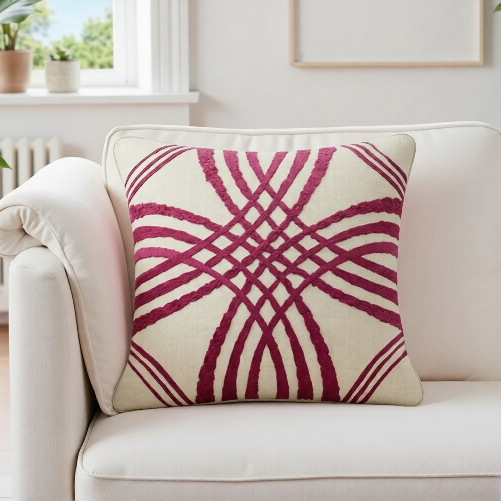 Ivory Beige Cushion Cover