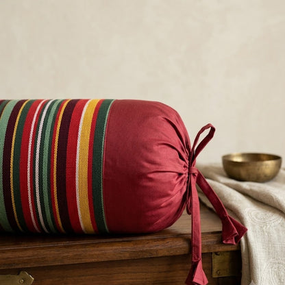 Red Multi Bolster Cover