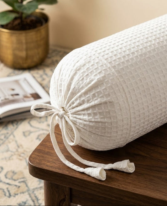 White Bolster Cover
