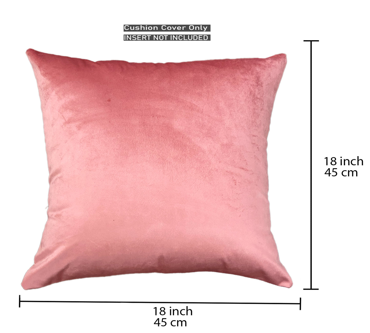 Light Pink Cushion Cover 18"x18"