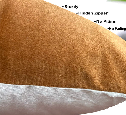 Light Orange Cushion Cover 18"x18"