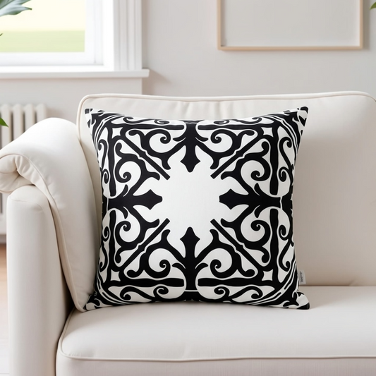 Raven Black Cushion Cover