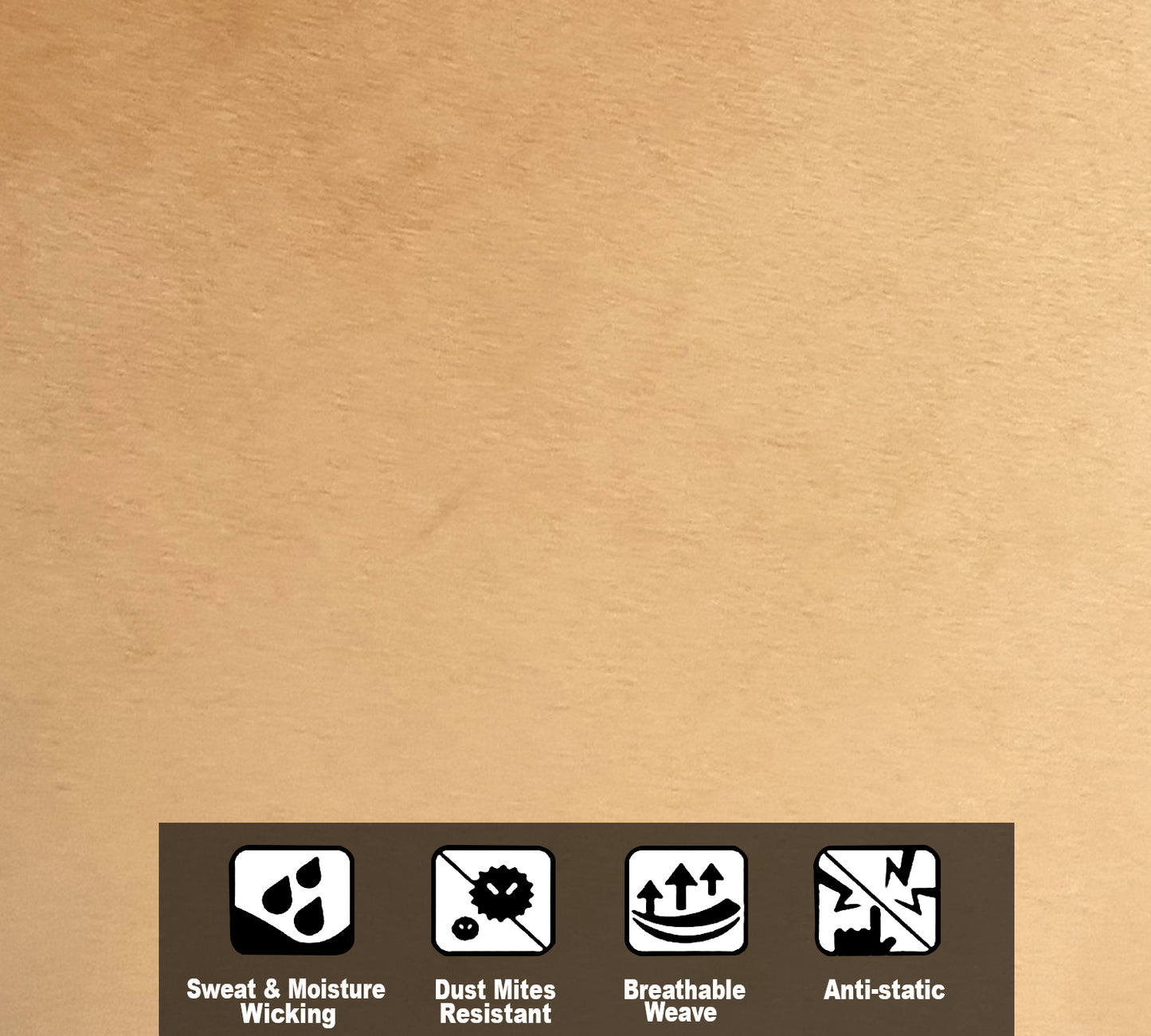 Light Orange Cushion Cover 18"x18" (Pack of 2)