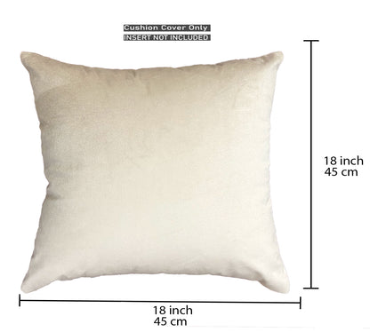 White Cushion Cover 18"x18"