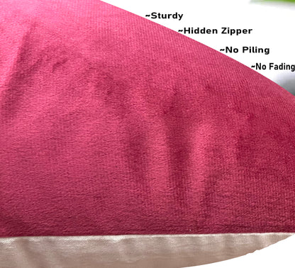 Dark Pink Cushion Cover 16"x16" (Pack of 2)