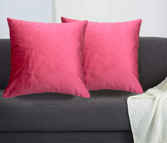 Dark Pink Cushion Cover 16"x16" (Pack of 2)
