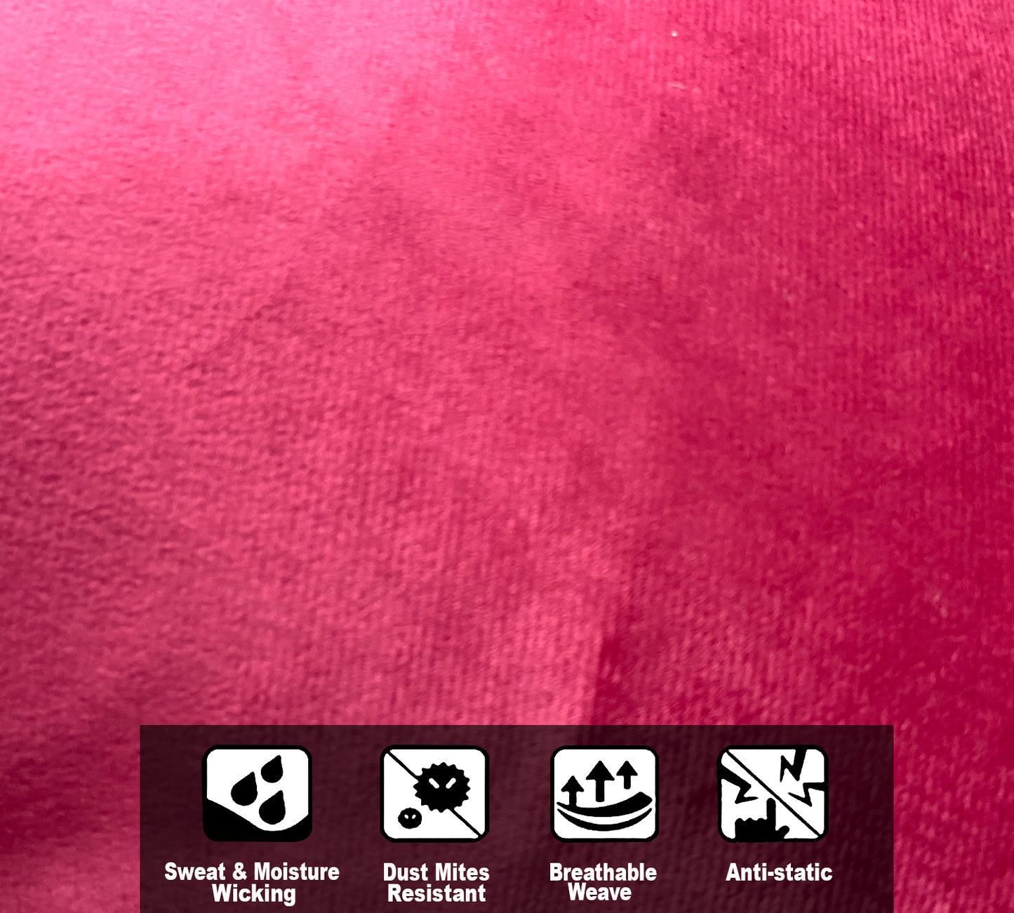 Dark Pink Cushion Cover 18"x18" (Pack of 2)