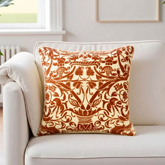 Rust Red Cushion Cover